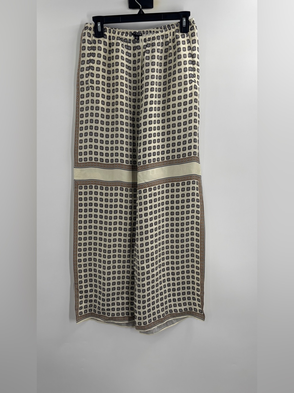 J.Crew Cosmo Wide Leg Pants in Foulard Print - Picture 6 of 7